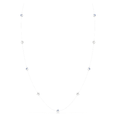 Za zapenjanje Chroma, Zvezda, Bel, Prevleka iz rodija - Swarovski, 5754181