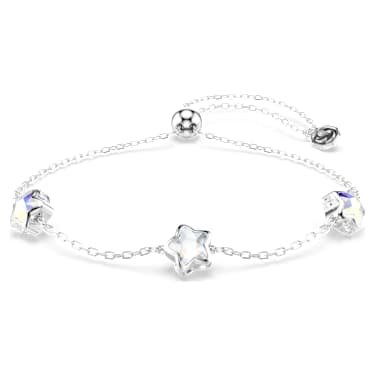 Chroma karkötő, Csillag, Fehér, Ródium bevonattal - Swarovski, 5754185