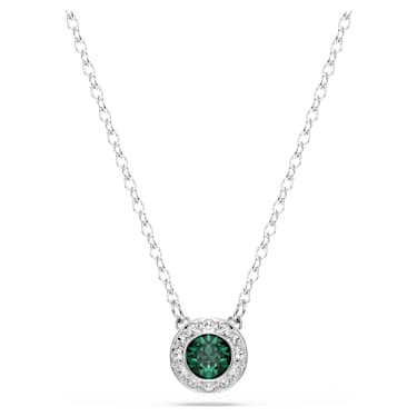 Una Angelic จี้สร้อยคอ, เจียระไนทรงกลม, เขียว, เคลือบโรเดียม - Swarovski, 5754229