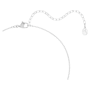Una Angelic ペンダント, クッションカット, ホワイト, ロジウム・プレーティング - Swarovski, 5754340