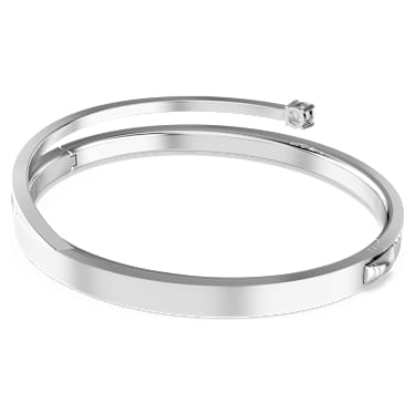 Fresh Bileklik, Yuvarlak kesim, Beyaz, Rodyum kaplama - Swarovski, 5754378