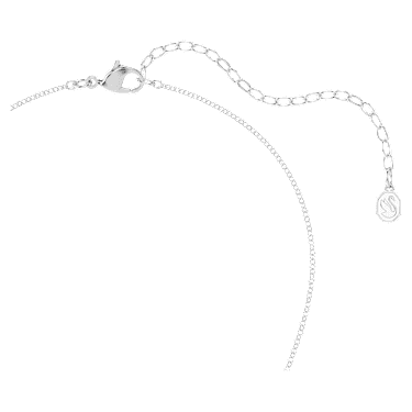 Pandantiv Symbolica, Tăietură rotundă, Lună, Albastru, Placat cu rodiu - Swarovski, 5754381