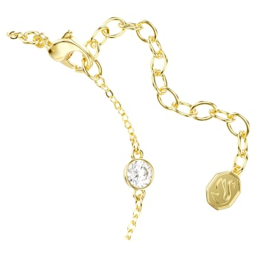 Symbolica karkötő, Körmetszéses, Hold, Fehér, 18 kt-os aranybevonat - Swarovski, 5754389