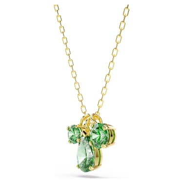 Mesmera Kolye, Karışık kesimler, Yeşil, 18k altın rengi yüzey - Swarovski, 5754392