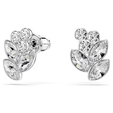 Diapason Ohrstecker, Verschiedene Schliffe, Weiß, Rhodiniert - Swarovski, 5754587