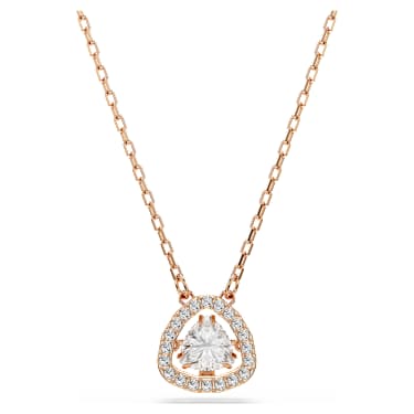 Conjunto Una Angelic, Conjunto (2), Talla triangular, Rosa, Acabado en oro rosa de 18 quilates - Swarovski, 5754606