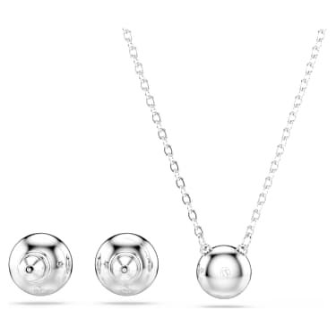 Una Angelic Set, Set (2), Yuvarlak kesim, Yeşil, Rodyum kaplama - Swarovski, 5754665