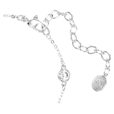 Symbolica สร้อยข้อมือ, เจียระไนทรงกลม, พระจันทร์, ขาว, การเคลือบผิวแบบผสม - Swarovski, 5754689