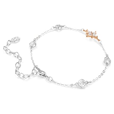 Symbolica 手鏈, 圓形切割, 月亮, 白色, 混合塗層 - Swarovski, 5754689