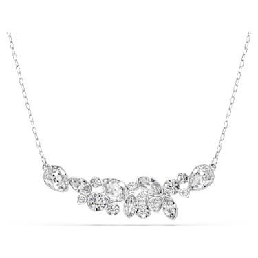 Naszyjnik Diapason, Szlify różnorodne, Biały, Powłoka z rodu - Swarovski, 5754987