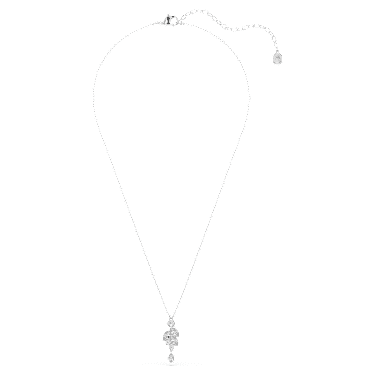 Pingente Diapason, Combinação de lapidações, Branco, Lacado a ródio - Swarovski, 5754989