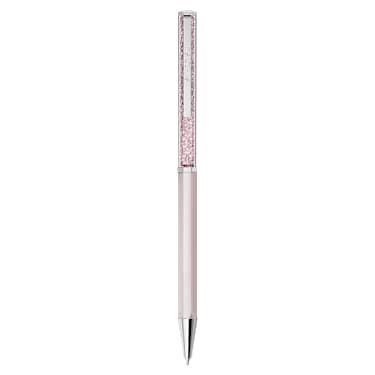 Penna a sfera Crystalline, Laccato rosa, cromato - Swarovski, 5756698