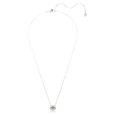 Pendentif Una Angelic, Tailles variées, Vert, Métal rhodié - Swarovski, 5757785