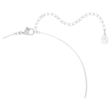 Una Angelic จี้สร้อยคอ, ผสมผสานเหลี่ยมเจียระไนหลายหลายรูปแบบ, เขียว, เคลือบโรเดียม - Swarovski, 5757785