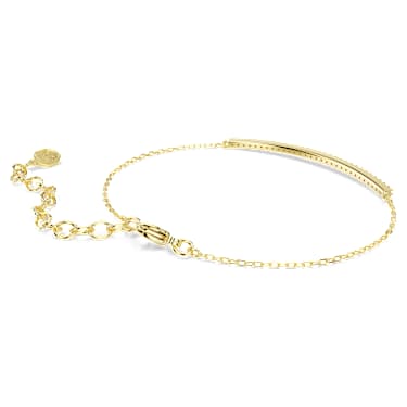 Only 手鏈, 圓形切割, 紫色, 18K 金飾面 - Swarovski, 5757795