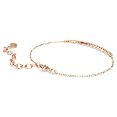 Only Armband, Rundschliff, Rosa, 18K roségoldbeschichtet - Swarovski, 5757999