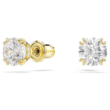 Magic set, Set (2), Mixed cuts, Snowflake, White, 18K gold finish - Swarovski, 5758002