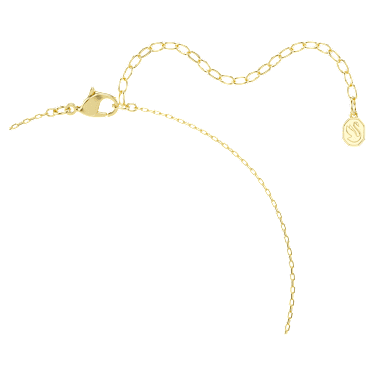 Una Angelic pendant, Mixed cuts, White, 18K gold finish - Swarovski, 5758061