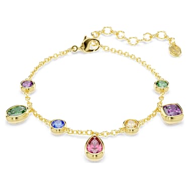 Bracelet Imber, Tailles variées, Multicolore, Doré à l’or 18 carats (750/1000) - Swarovski, 5759809