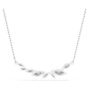 Mesmera Halsband, Marquisslipning, Vit, Rodiumpläterad - Swarovski, 5759838