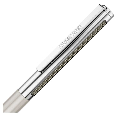 Matrix Tennis 볼포인트 펜, 베이지 래커 처리, 크롬 플래팅 - Swarovski, 5760161
