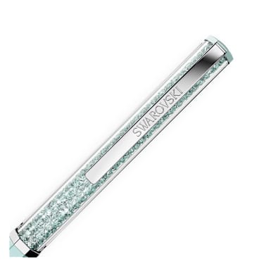 Kemični svinčnik Crystalline, Črno lakirano, kromirano - Swarovski, 5760216