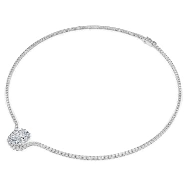 Octagon 项链, 总重 12.5 克拉培育钻石, 八边形, 18K 金（白色) - Swarovski, 5760372