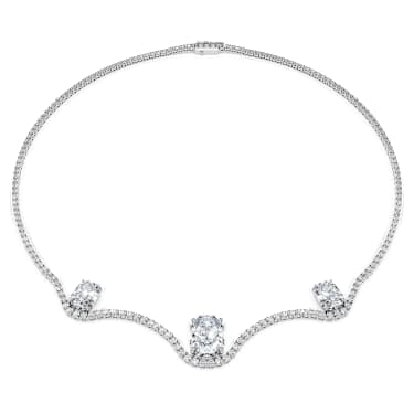 Collier Octagon, Diamants de synthèse 19,90 ct tw, Forme Octagon, Or blanc 18 carats - Swarovski, 5760373