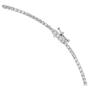 Octagon Halskette, Im Labor gezüchtete Diamanten 19,90 ct tw, Octagon-Form, 18K Weißgold - Swarovski, 5760373