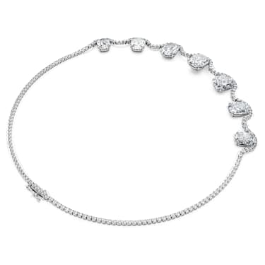 Octagon necklace, Lab-grown diamonds 37.70 ct tw, Octagon shape, 18K white gold - Swarovski, 5760377