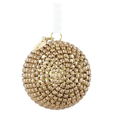 Holiday Magic Classics Crystal Mesh Kugel Ornament, Goldfarben - Swarovski, 5760467