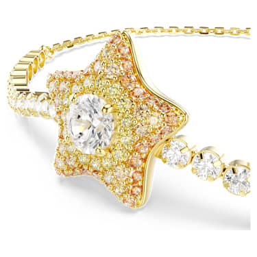 Sublima armband, Ronde slijpvorm, Ster, Meerkleurig, ‎18k gouden afwerking - Swarovski, 5760559