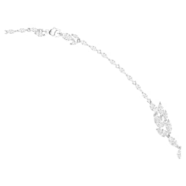 Za zapenjanje Mesmera, Markizni rez, Bel, Prevleka iz rodija - Swarovski, 5760760