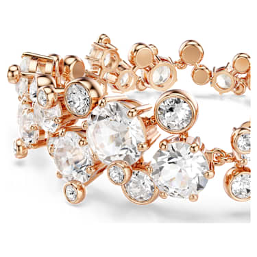 Constella สร้อยข้อมือ, เจียระไนทรงกลม, ขาว, ตกแต่งผิวด้วยโรสโกลด์ 18K - Swarovski, 5760993