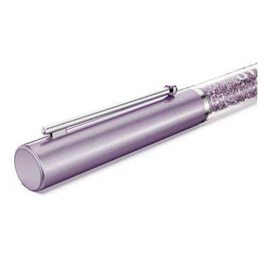 Crystalline ballpoint pen, Purple lacquered, Chrome plated - Swarovski, 5762077