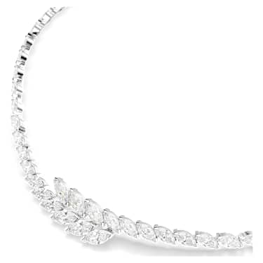 Mesmera 套裝, 套裝 (3)，欖尖形切割, 白色, 鍍白金色 - Swarovski, 5762135