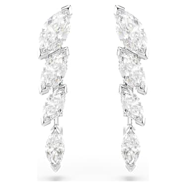 Mesmera เซ็ต, เซ็ต (3 ชิ้น), เจียระไนทรง Marquise, เขียว, เคลือบโรเดียม - Swarovski, 5762135