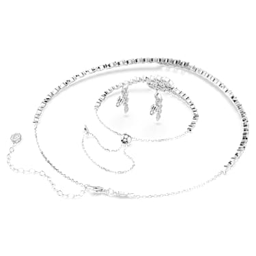 Mesmera セット, セット(3), マーキスカット, ホワイト, ロジウム・プレーティング - Swarovski, 5762135