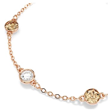 Imber Armband, Rundslipad, Flerfärgad, 18K roséguldsfinish - Swarovski, 5762242