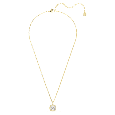 Una Angelic pendant, Cushion cut, White, 18K gold finish - Swarovski, 5764761