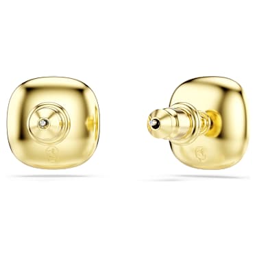 Una Angelic スタッドピアス, クッションカット, ホワイト, 18K