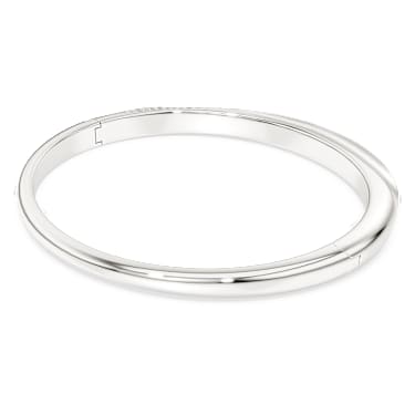 Swarovski Classica bangle, Round cut, White, Sterling silver - Swarovski, 5764808