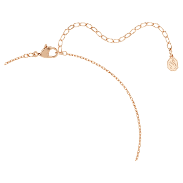 Pendente Swan, Taglio misto, Cigno, Grigio, Finitura oro rosa 18K - Swarovski, 5764882