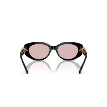 Zonnebril, Ovale vorm, SK6002, Zwart - Swarovski, 5765632