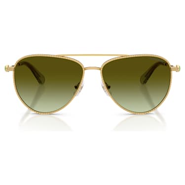 Óculos de sol, Modelo piloto, SK7009, Dourado - Swarovski, 5765699