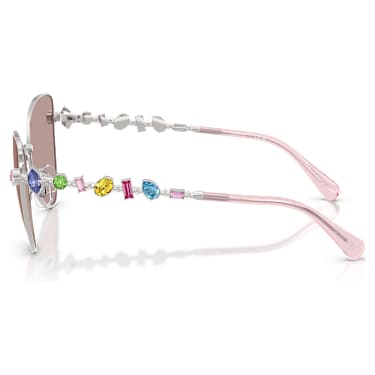 선글라스, 버터플라이 쉐입, SK7034, 멀티컬러 - Swarovski, 5765700