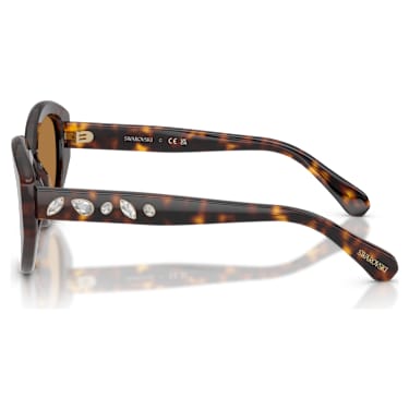 Sonnenbrille, Cat-eye-Form, SK6005, Braun - Swarovski, 5765701