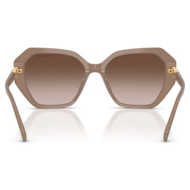 Zonnebril, Vierkante vorm, SK6017, Bruin - Swarovski, 5765703