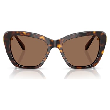 Lunettes de soleil, Style Cat-eye, SK6018, Marron - Swarovski, 5765707