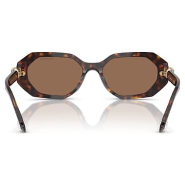 Sunglasses, Octagon shape, SK6028, Brown - Swarovski, 5765721